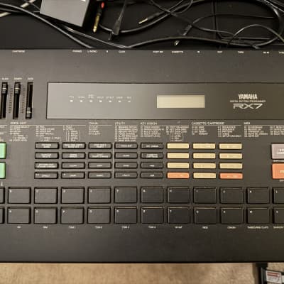 Yamaha RX7 Digital Rhythm Programmer 1987 - Black