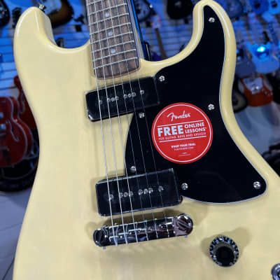 Squier Paranormal Strat-O-Sonic Electric Guitar - Vintage Blonde Authorized Dealer Free 228 GET PLEK’D! image 5