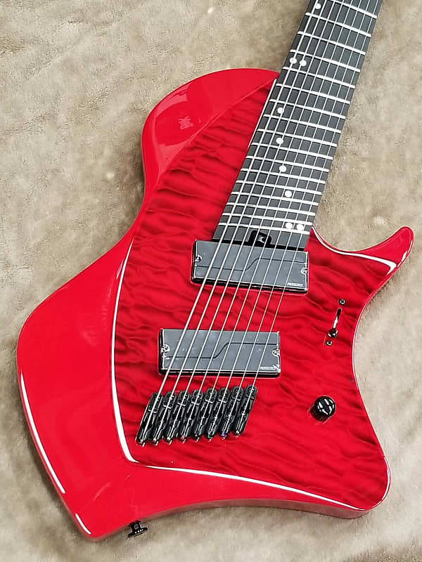 ABASI Guitars LARADA J8 5AQM【Red / Ebony】【Japan Limited ABASI Guitars LARADA J8 5AQM【Red / Ebony】【Japan Limited