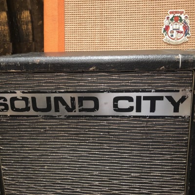 Vintage 1960s Sound City Pair 4x10 PA40 Dallas Arbiter Guitar Cabinets w/ Fane image 3