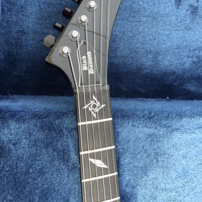 Black Diamond Custom Shop Xpro Diamond plate (het styled) guitar w/case Hand Built image 11