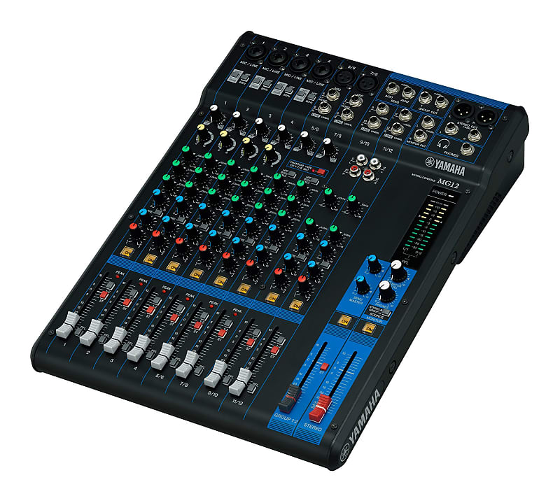 Yamaha MG12 12-channel Audio Mixer MG-12 image 1