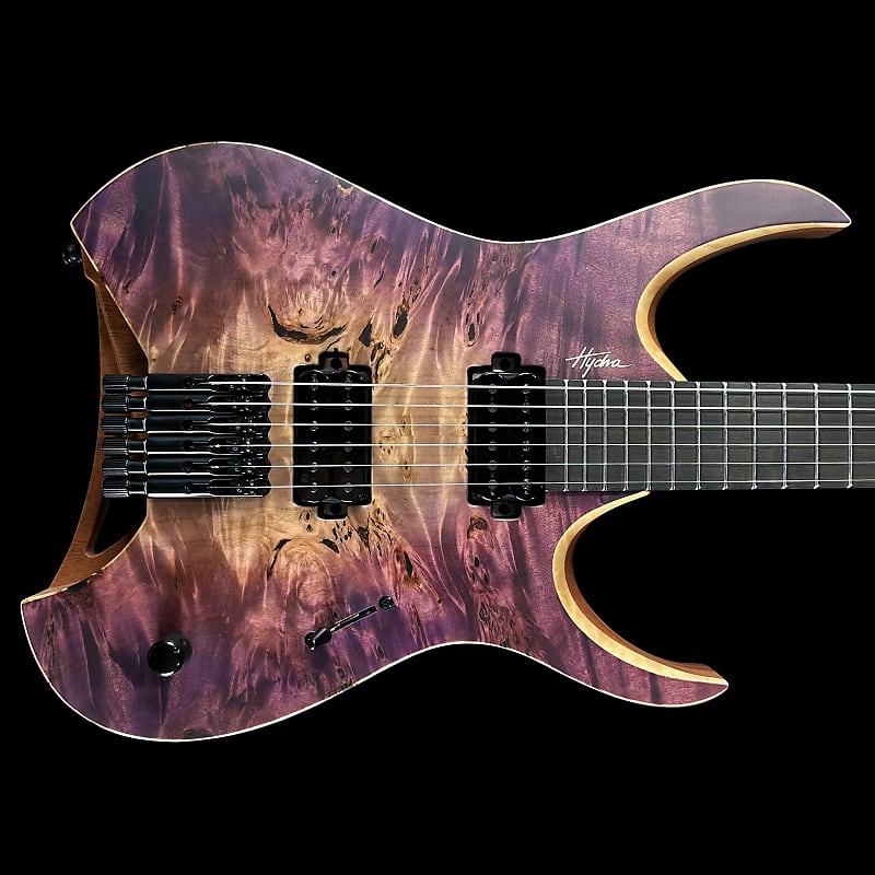 Mayones Hydra Elite 6 | Trans Natural Fade Purple Burst Out