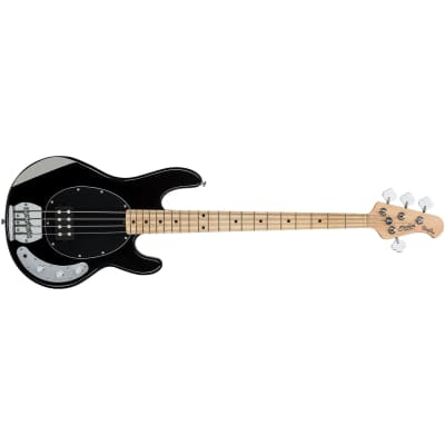 Sterling by Music Man StingRay Ray4 Active Bass, Maple Fretboard, Black image 2