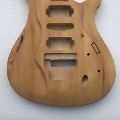 Unfinished Electric Guitar Body HSH image 2