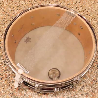 Drum Craft 5.5x14" Snare Drum Red Pearl Vintage 1970's MIJ image 10