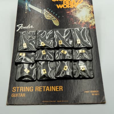 Fender Stratocaster String Tree (12) Tray from late 70's - NOS Display Collectors item Brass / Gold image 1