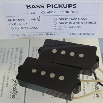 Lindy Fralin Jazz Bass Pickups Set +5% Overwound