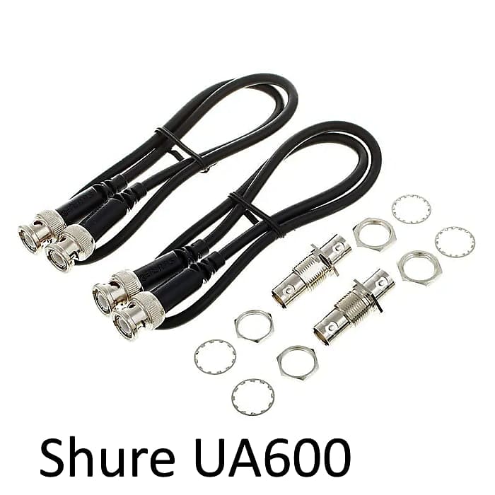 Shure Ua600 Front Mount Antenna Kit 2 20 Bnc Bnc And 2 Reverb