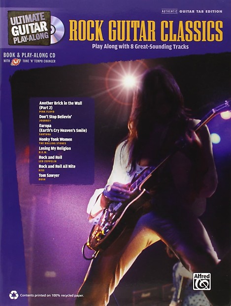 Alfred 00-38577 Ultimate Guitar Play-Along - Rock Guitar Classics Book/CD image 1