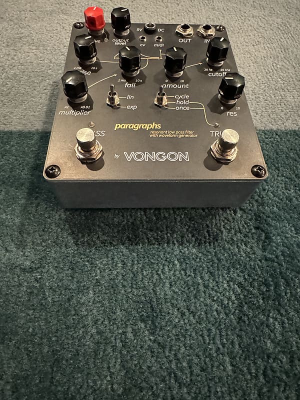 Vongon Paragraphs 2020 - Present - Black | Reverb
