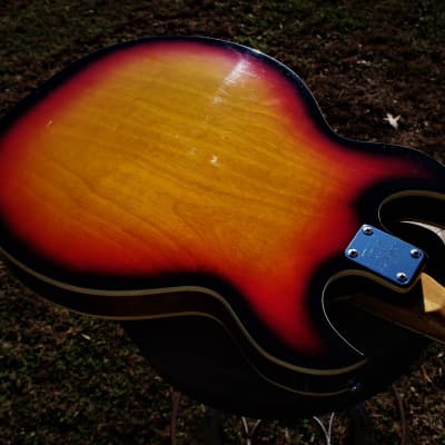 Conrad 40080 Barney Kessel 1973 Sunburst.  Made in Japan. Incredible. Rare. Excellent  Kasuga Guitar image 22
