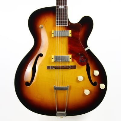 RARE 1958 Epiphone Gibson-Made Zephyr Regent Thinline E312T Electric - 2 New York Pickups, Cutaway for sale