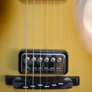 2015 Hofner HCG50 6 String Guitar Sunburst German Made with OHSC #6160 image 8