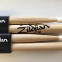 2 Pair N.O.S. Zildjian 2B Nylon Tip Drum Sticks