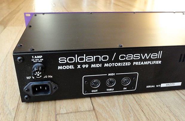 Soldano Caswell X99 Rackmount Guitar Tube Preamp MIDI Motorized Pots Rare!  SLO