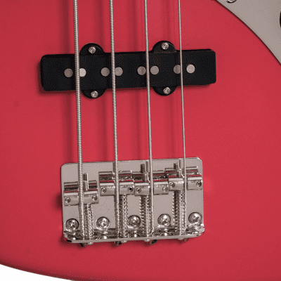 K-Line Junction Bass Fiesta Red w/Matching Headstock image 10