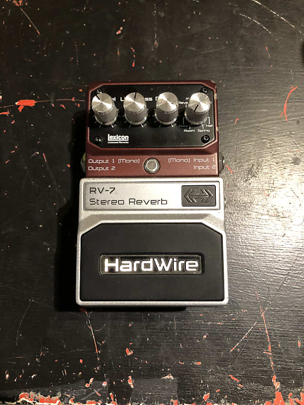 Digitech Hardwire RV-7 Stereo Reverb | ModularGrid Pedals Marketplace
