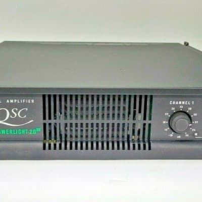 QSC Powerlight PL2.0HV Power Amplifier Amp 1000w per ch. @ 4 | Reverb