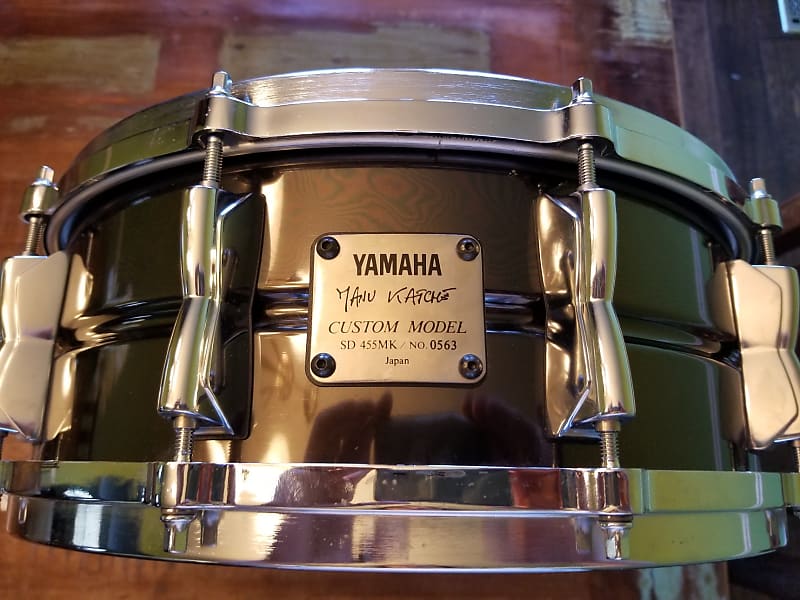 Yamaha SD 455 MK Manu Katche Snare Drum Black 14 Yamaha SD 455 MK Manu Katche Snare Drum Black 14