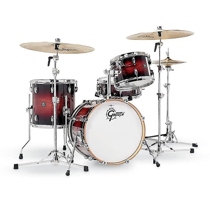 Gretsch RN2-J484-CB 12/14/18 Renown Drum Kit Set in Cherry Burst w/ Matching 14" Snare Drum image 1
