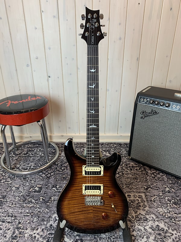 PRS SE Custom 24 2021 Black Gold Burst | Reverb