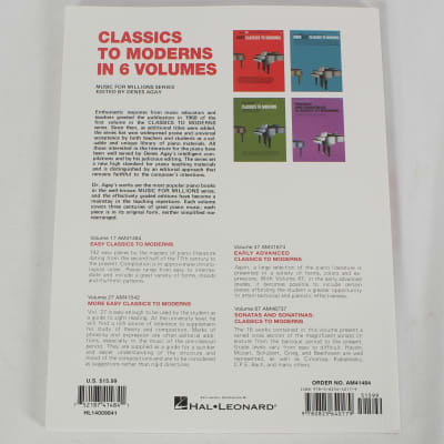 Hal Leonard Easy Classics To Moderns for Piano, Volume 17 of Music for Millions Series image 2