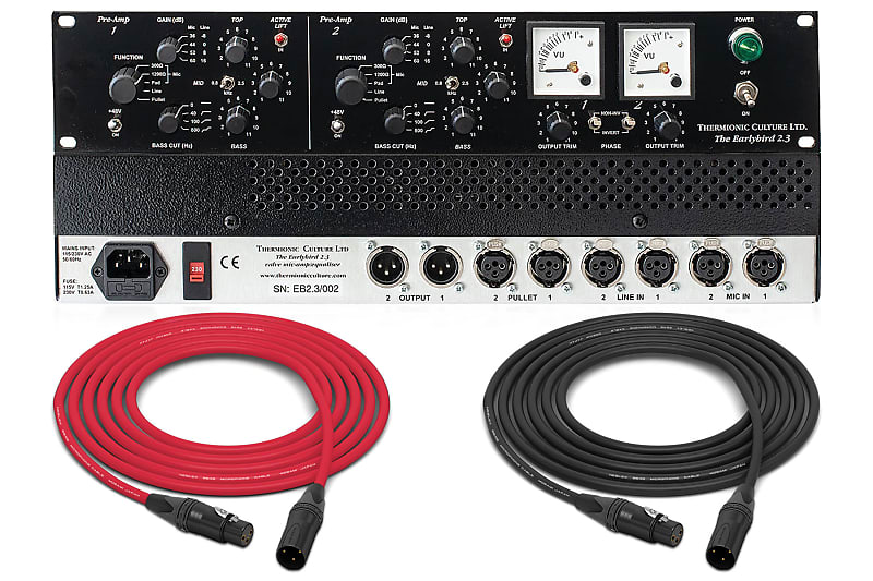 Thermionic Culture Earlybird 2.3 | 2 Channel Mic Preamp with EQ image 1