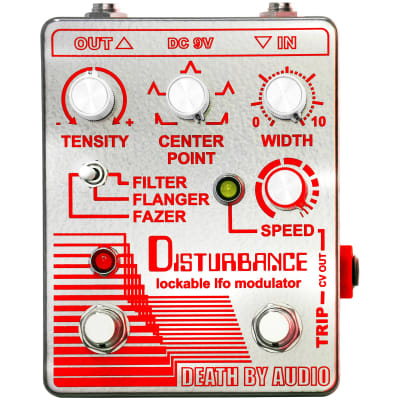 Death by Audio Disturbance Lockable LFO Modulator Filter / Flanger / Phaser Guitar Effect Pedal