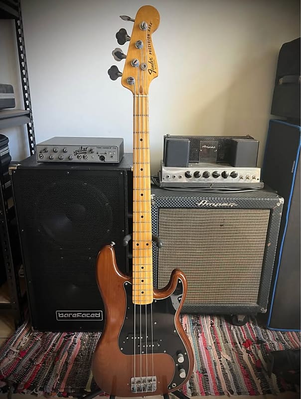 1978 Fender Precision Bass with Maple Fretboard - Mocha