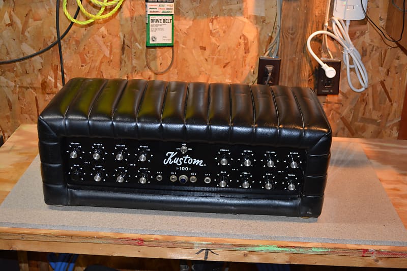 Kustom 100 4 input amp head Reverb