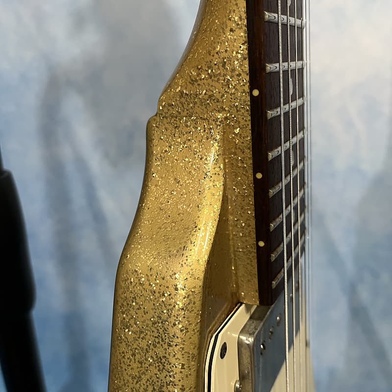 Burny LV 115KK LArc en Ciel ken Signature Gold Flying V Made