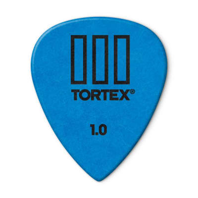 Dunlop 462R1.0 Tortex III 1.0 mm Guitar Picks (72-Pack) image 5