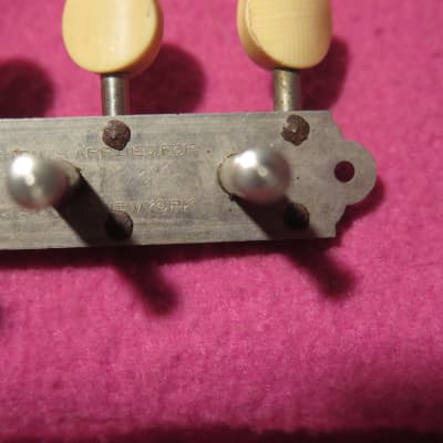 vintage 1920's waverly mandolin tuners "patent applied for" signed for Gibson A F style Loar martin image 18