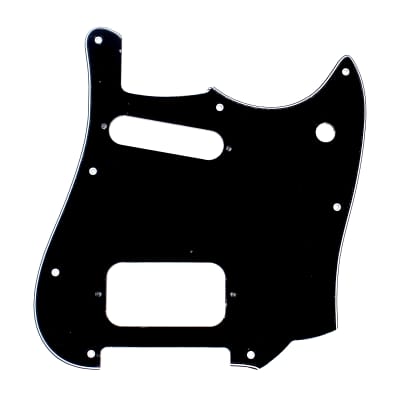 Replacement Guitar Pickguard For Squier Cyclone ,3ply Black