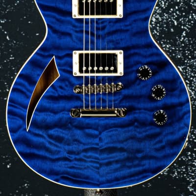 ESP USA Eclipse Semi Hollow Trans Cobalt Blue image 1