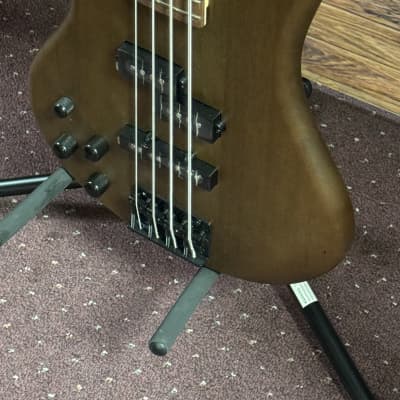 Ibanez GSR200BLWNF Electric Bass Left-Handed 2010s - Walnut Flat image 2