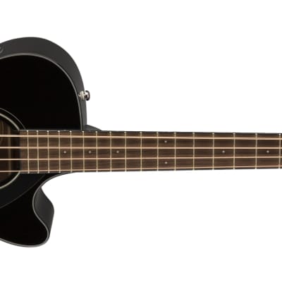 Fender CB-60SCE Acoustic Electric Bass 0970183006 - Black image 3