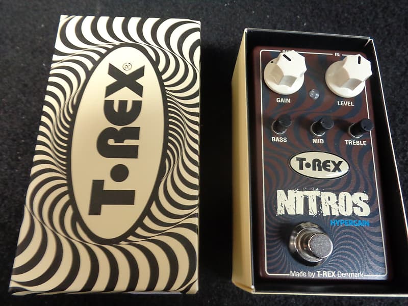 T-Rex Nitros Hypergain Distortion guitar effect pedal | Reverb