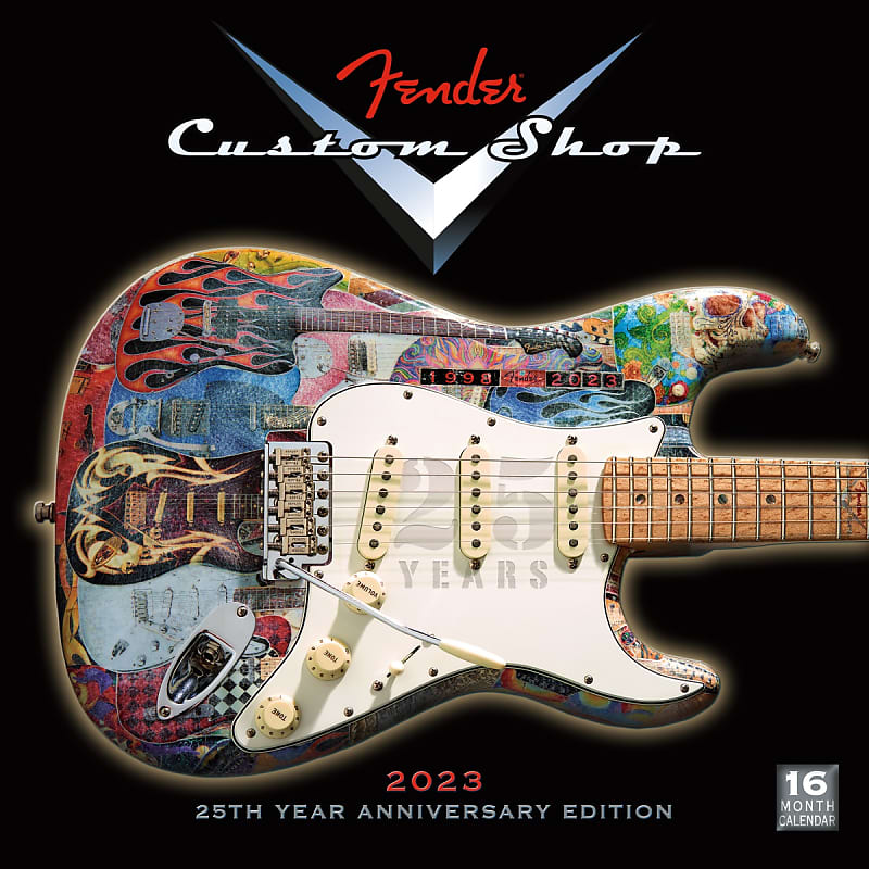 919-2022-011 Fender 2023 Custom Shop Calendar Guitar/Bass