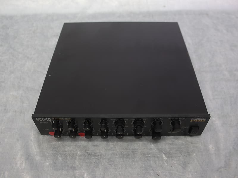 Boss MX-10 Mini Rack 10 Channel Mixer - Black | Reverb Australia