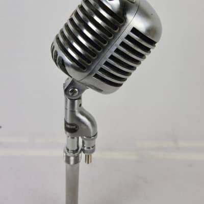 Shure 55C Fatboy 1930's 40's 50's Nickel image 4