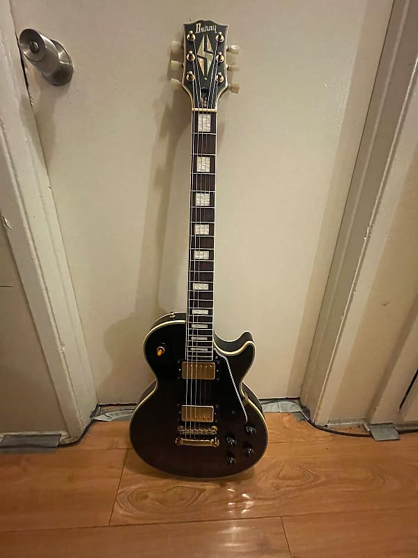 Burny Les Paul 1990’s Black | Reverb