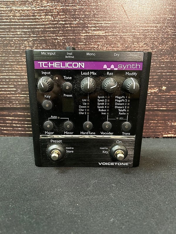 TC Helicon VocalTone Synth Vocal Effects Processor (Edison, Reverb