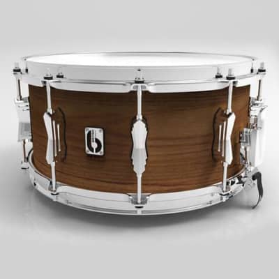 British Drum Co Big Softy Snare Drum - Tulip + Cherry - Drum Co Big Softy Snare Drum - New image 1