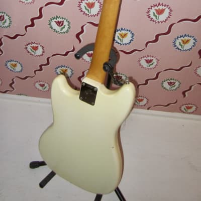Vintage 1965 Fender Musicmaster II Original White Finish image 4