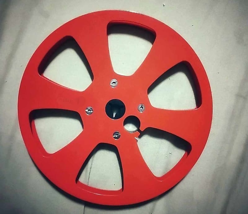 Handmade Take Up Metal Reel To Reel 2022 - Red  			