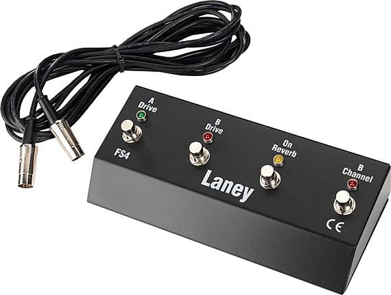 Laney 4 Button Footswitch with LED Indicators image 1
