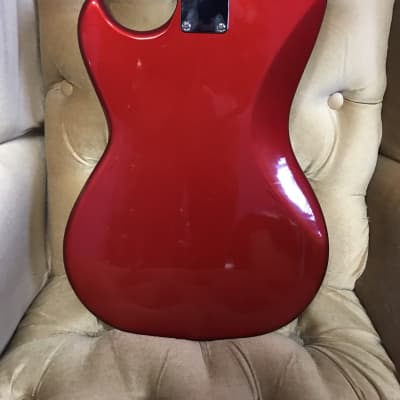 G&L Tribute Series Fallout Bass 2020s - Candy Apple Red image 5