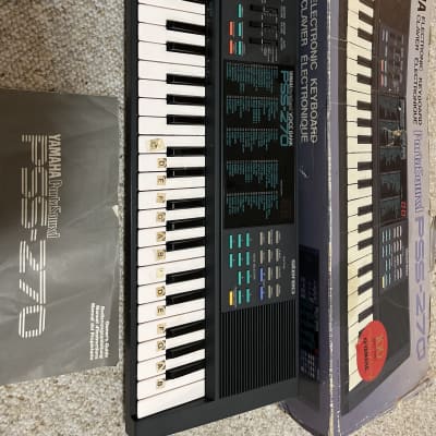 Yamaha PSS-270 Synthesizer 1986 - Black (Closing down shop on 05/01/24) image 2